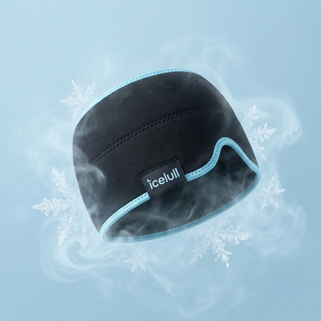 Where the IceLull cap cools your head